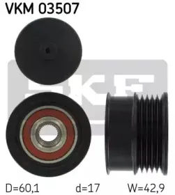 VKM 03507 SKF Механизм свободного хода генератора VKM 03507 SKF Механизм свободного хода генератора